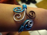 Bracelet Turquoise marron et argent