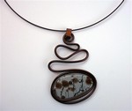 Collier perle marron (9€)