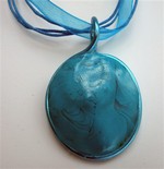 Collier fimo et alu