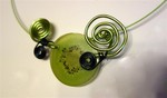 Collier "kiwi"