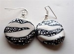 Boucles d'oreilles zèbre blanc ou 11 € la parure