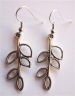 Boucles d'oreilles feuilles