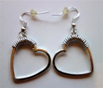 Boucles d'oreilles coeur