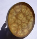 Bague prisme vieil or et résine
