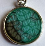 Pendentif turquoise et onyx