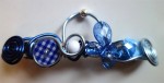 Barrette 10 cm bleu
