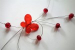 Collier constellations rouges