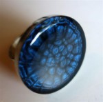 bague prisme bleu nuit